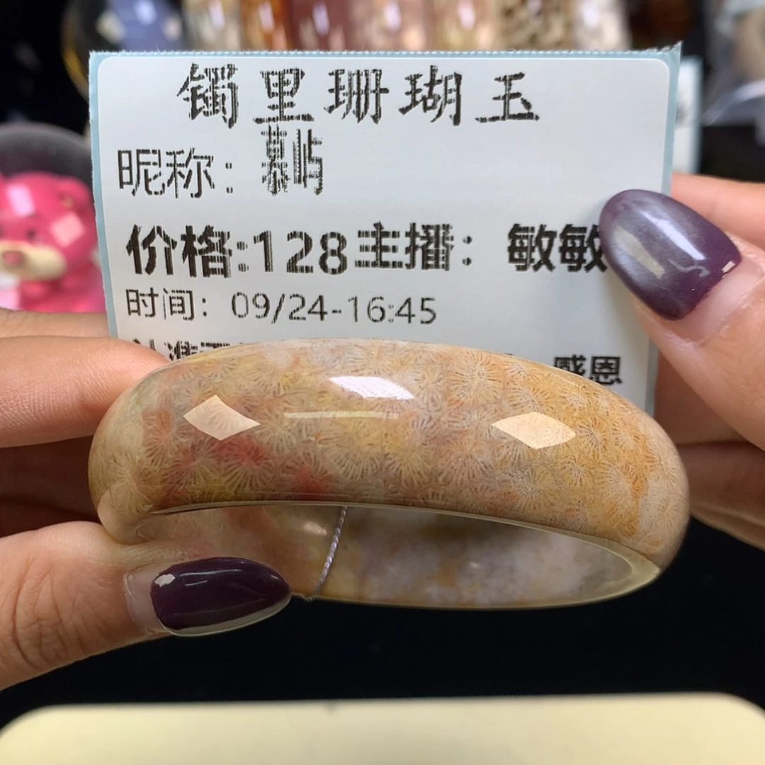 【闪购商品】颈饰未镶嵌硅化珊瑚（珊瑚玉）慕*