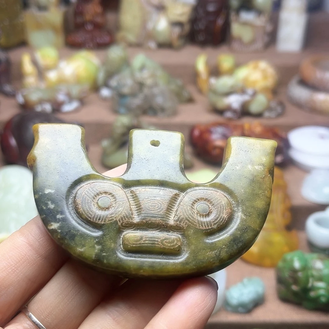 白玉菩提吊坠74。。