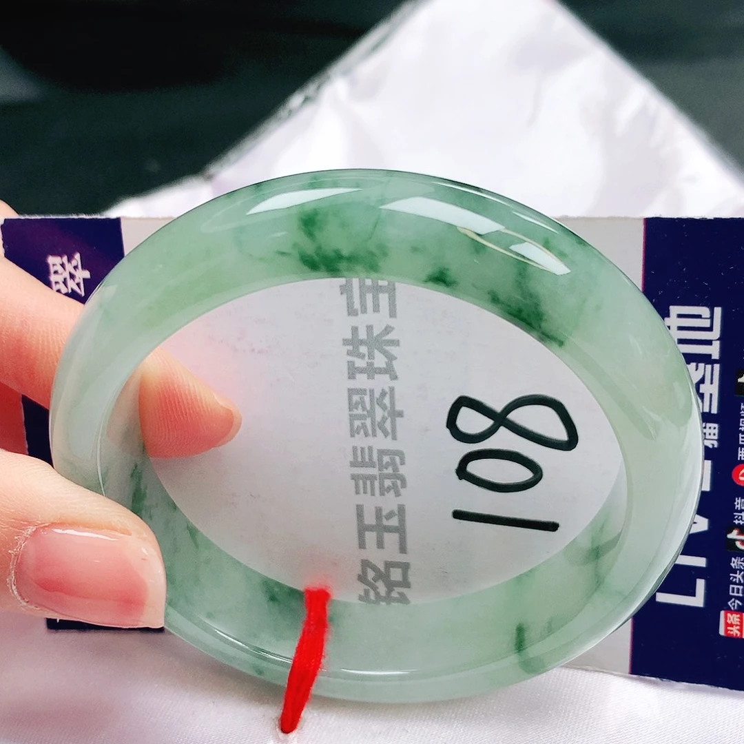 未镶嵌手镯翡翠缅甸天然a货翡翠手镯55贵