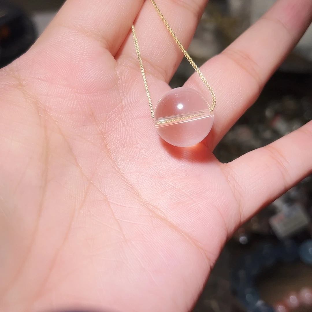 水晶手链未镶嵌白水晶全净体锁骨链