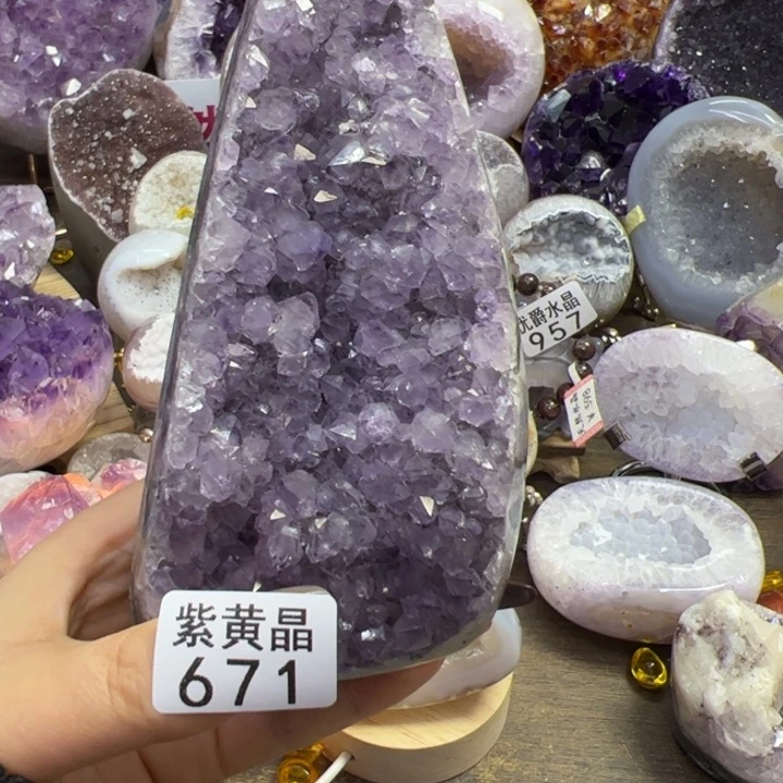 未镶嵌大型摆件（非配饰）紫晶671