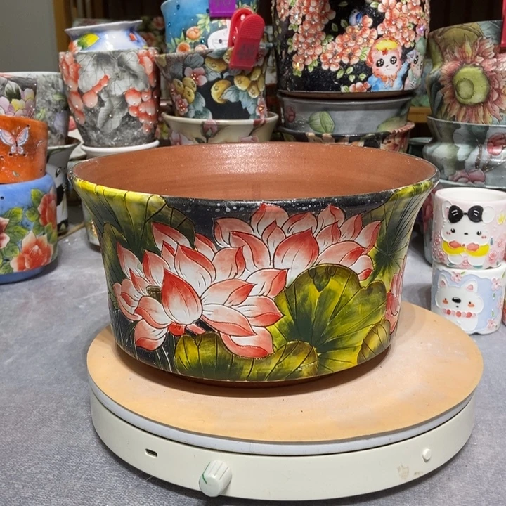 景德镇艺术手绘作品 瑕疵