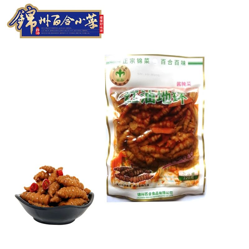 百合小菜红油地环220克特产锦州袋咸菜装正宗传统爽口脆嫩下饭