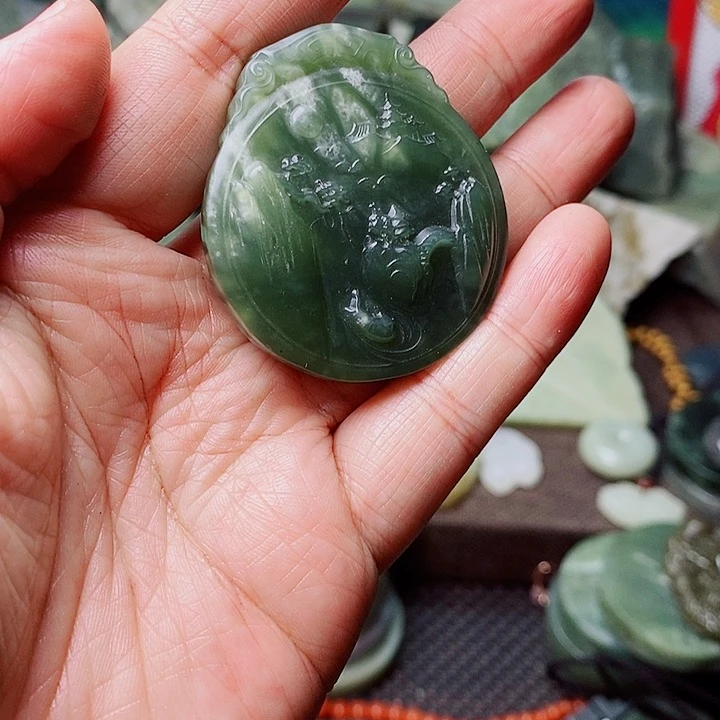 手链未镶嵌和田玉（糖玉）