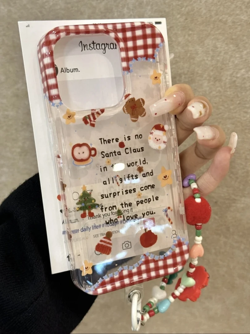 格纹动物适用苹果16/15手机壳iphone13pro12女14小米oppo华为vivo