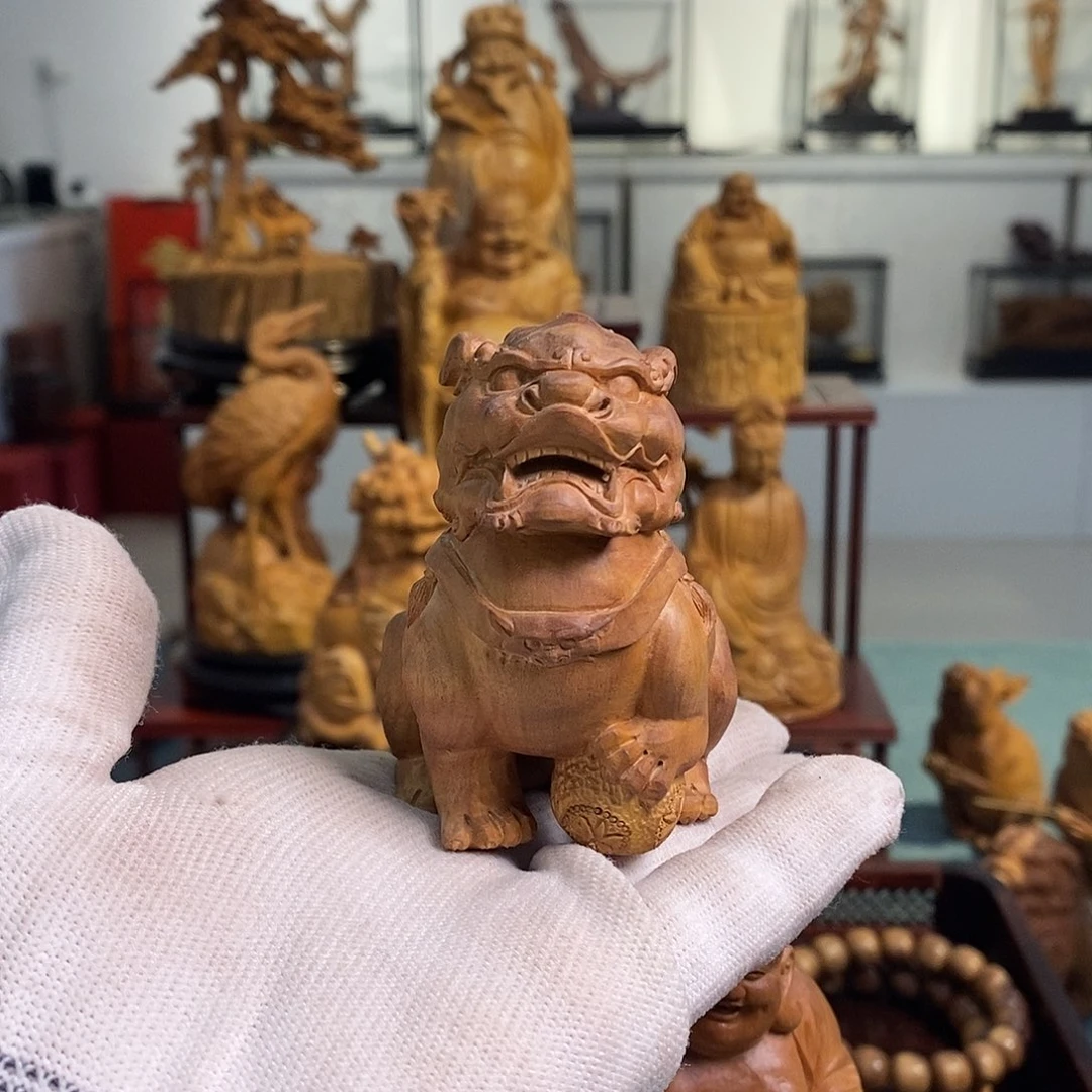 檀香木无事牌印度老山檀香摆件工艺品