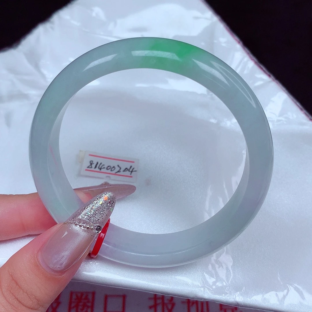 翡翠手镯未镶嵌正圈57.58