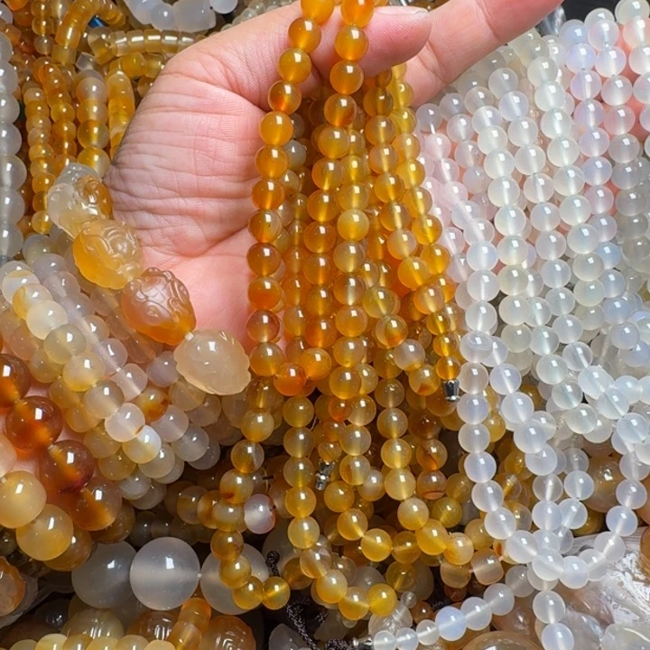 玛瑙/玉髓颈饰未镶嵌醉*岩121