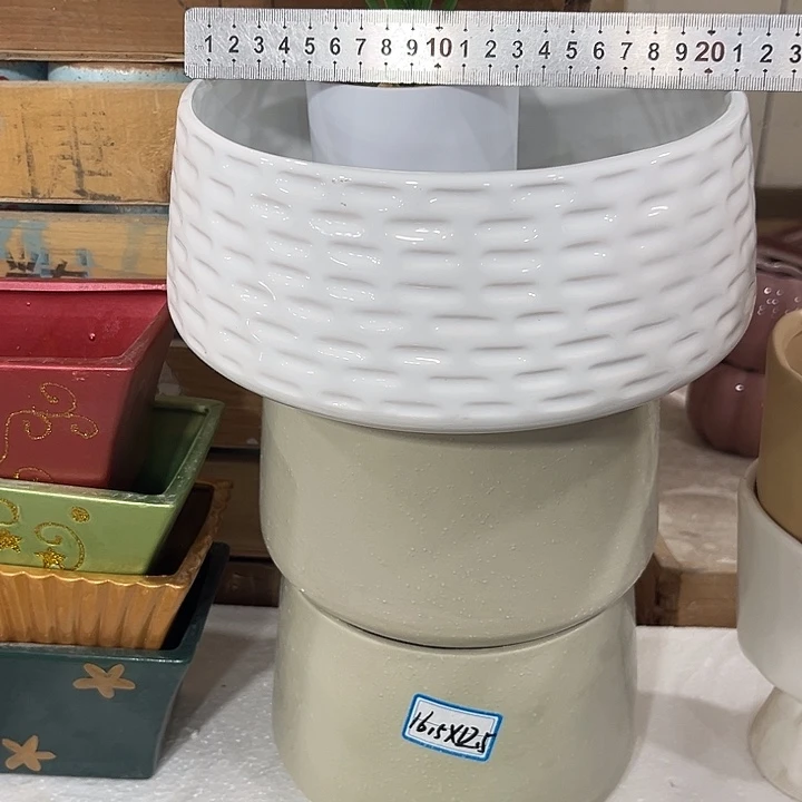 有孔！福利价陶瓷花盆性价比