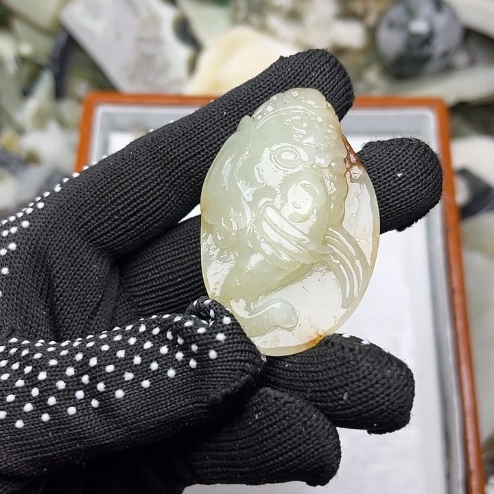 未镶嵌和田玉珠宝奇石美*3