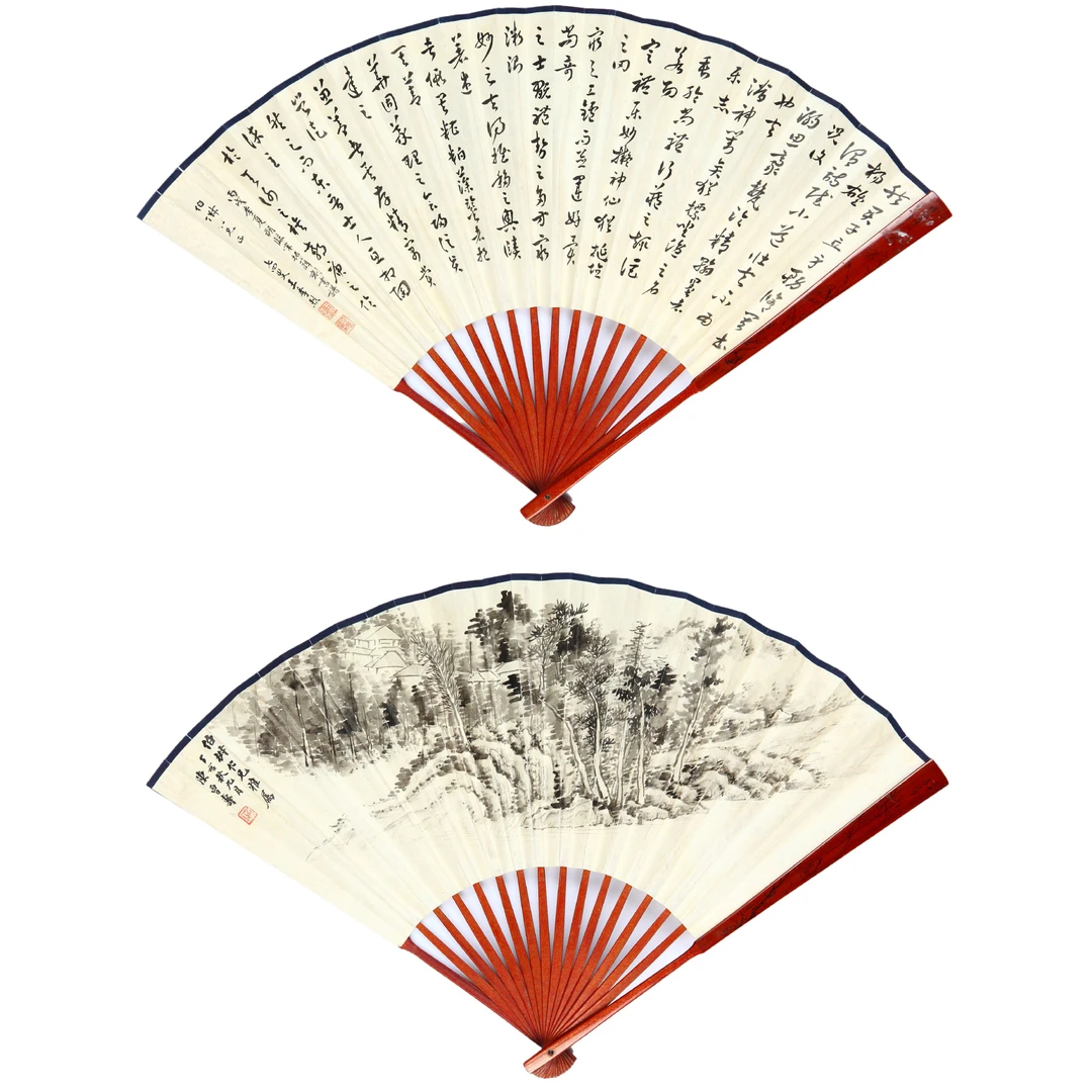 9339、陈曾寿、王季烈 山居图、临书谱【93拍卖】