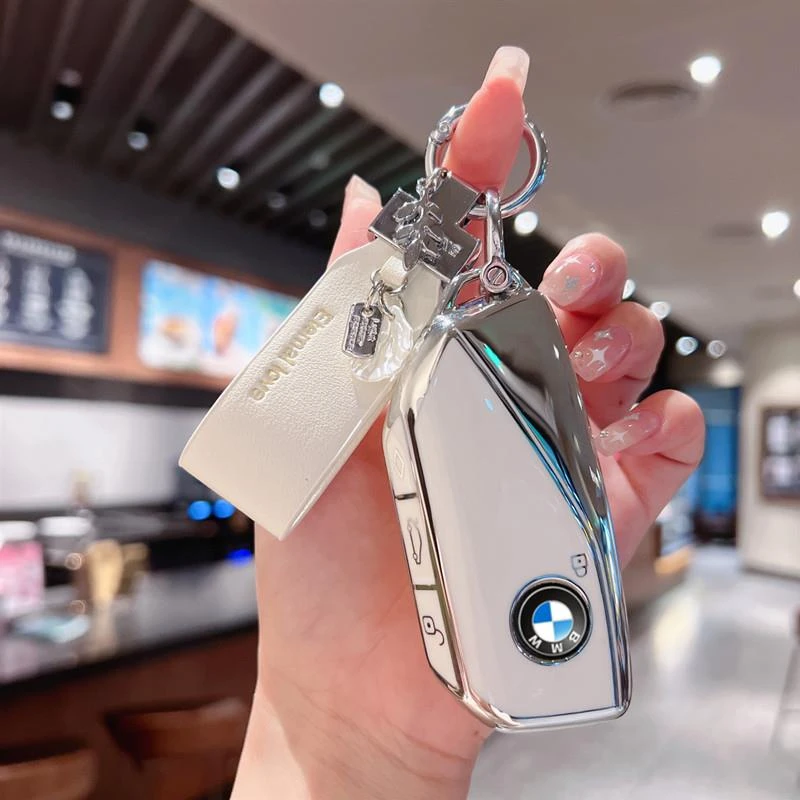 适用23款宝马新x7钥匙套7系车ix/i5扣735Li/740Li包XM/X1保护壳女