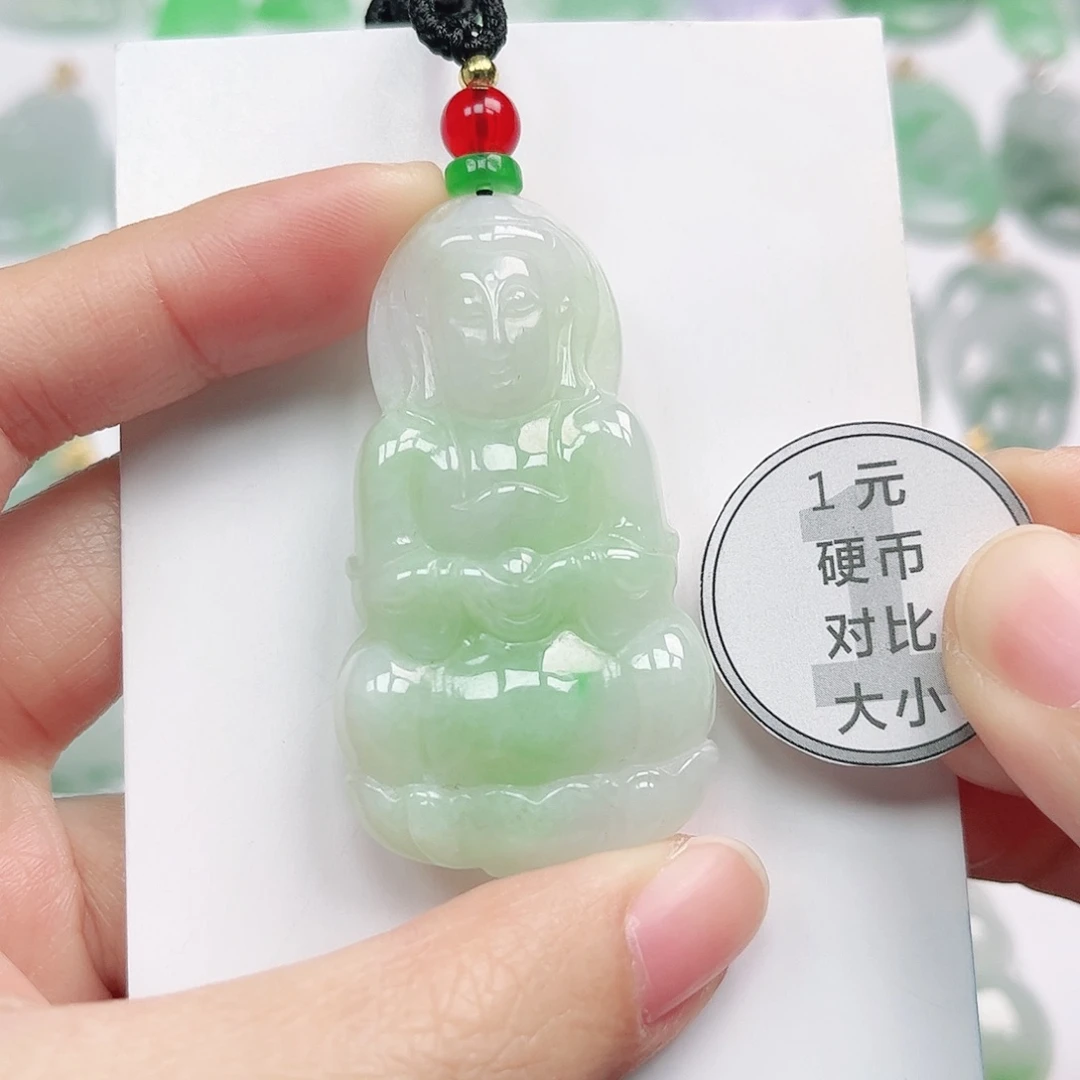 翡翠未镶嵌颈饰全场天然A货翡翠