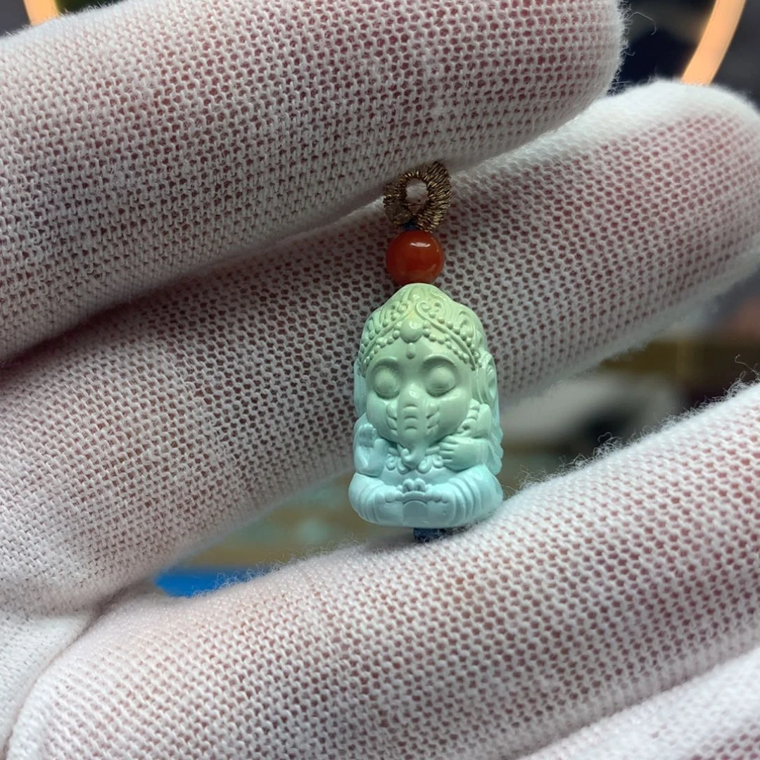 绿松石挂件未镶嵌