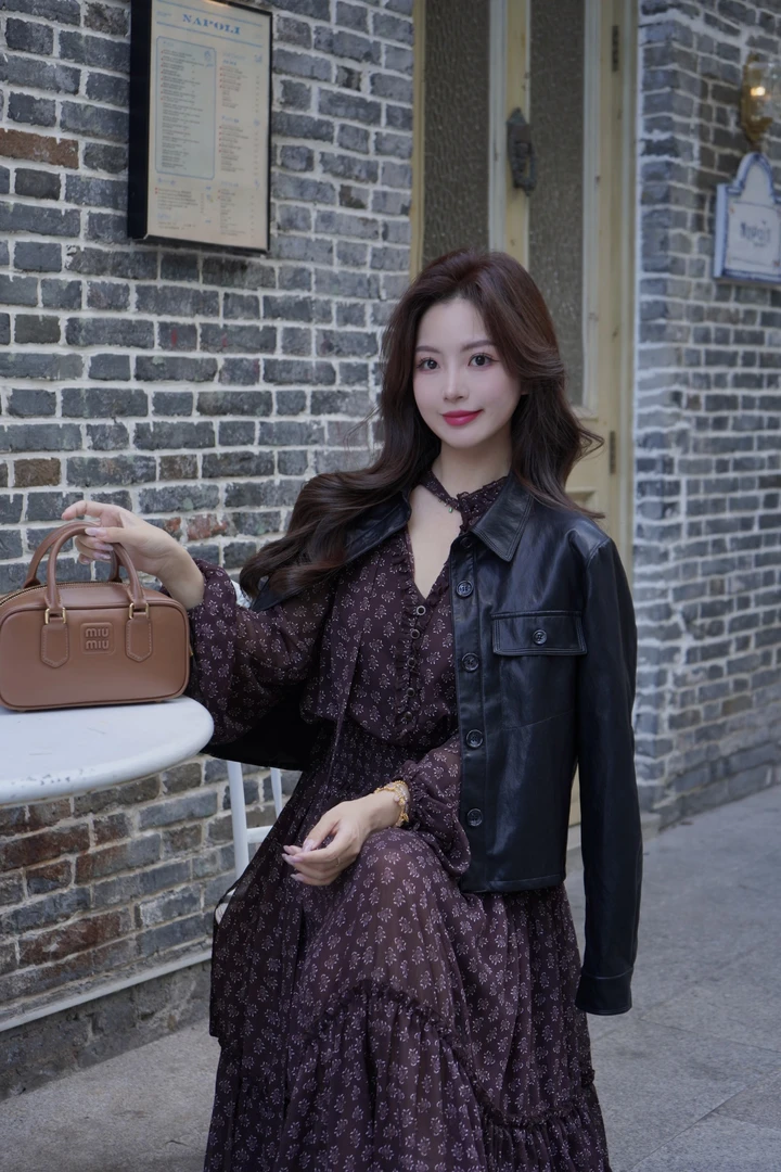 mumu慕慕●C位出街●运费险 2025秋季新款高级感短款设计感皮衣外套