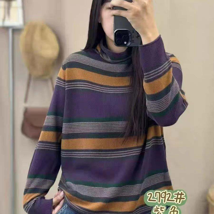 时尚女装高领毛衫421-8