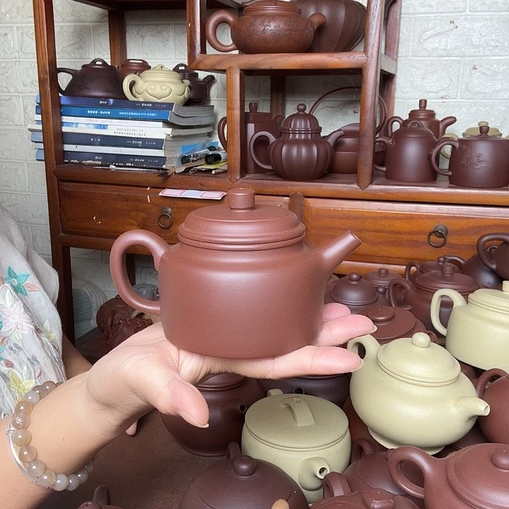 乐***中茶壶紫砂德钟300cc精工半手工