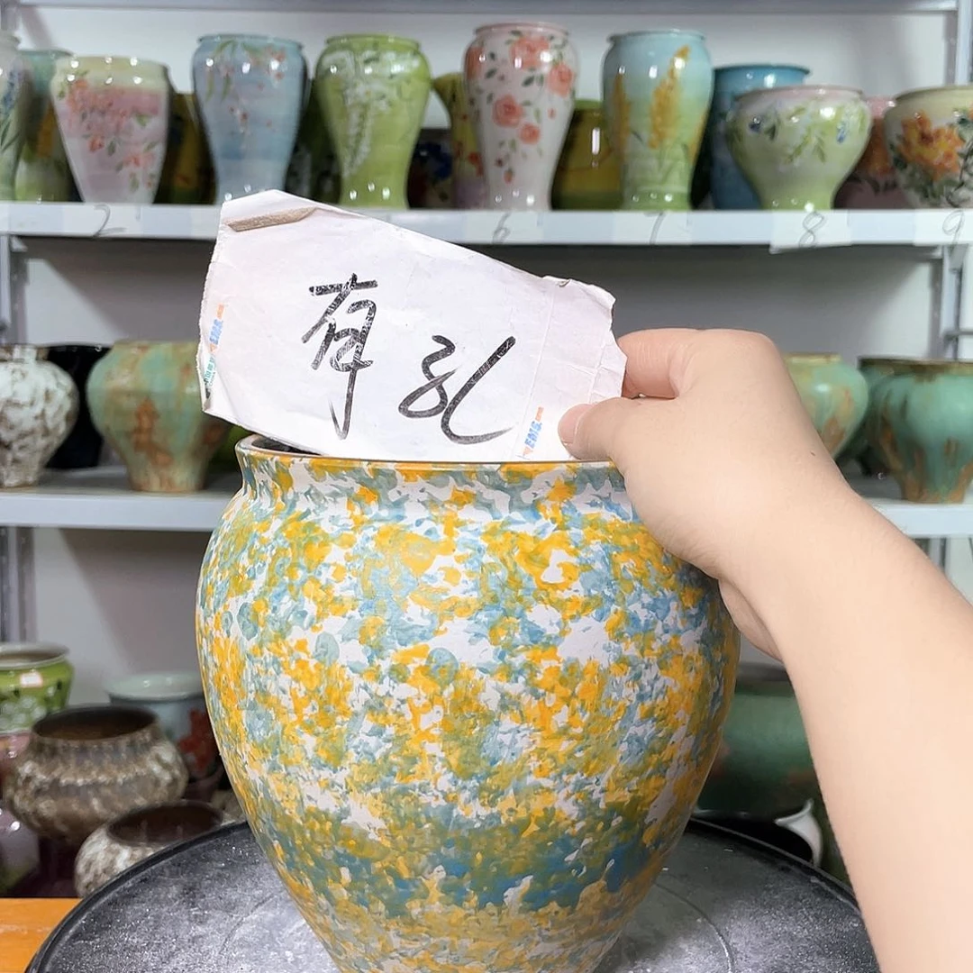 景德镇陶瓷花盆花器暇256