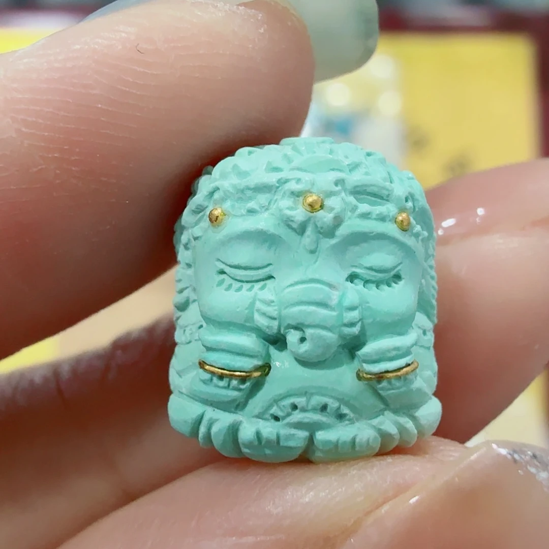未镶嵌绿松石珠宝奇石