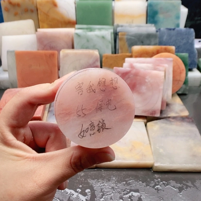 【闪购商品】石英质玉（金丝玉）手镯未镶嵌R***想加工定制