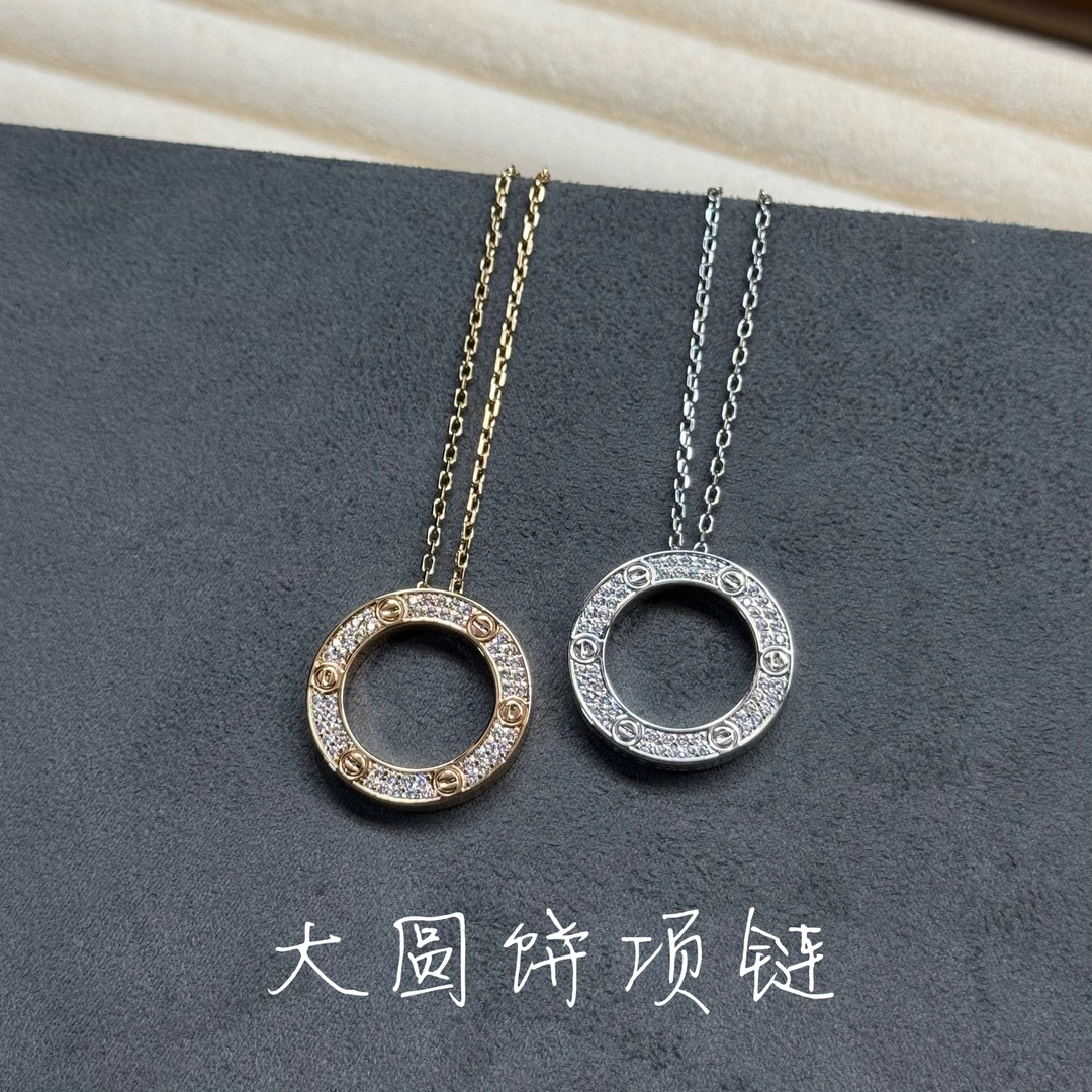 合金项链   V金高定版本 大圆饼轻奢时尚款项链 【GUBB】