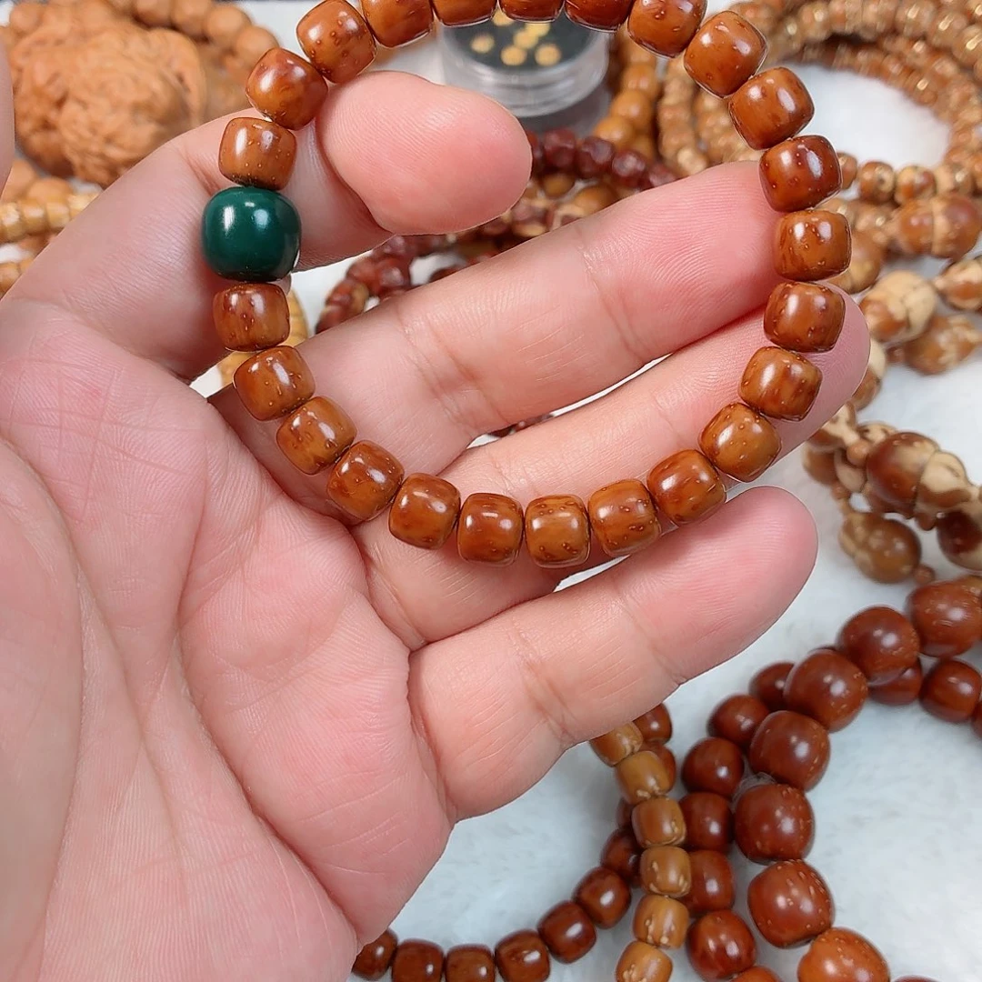 紫金鼠手串短轴老型，老树