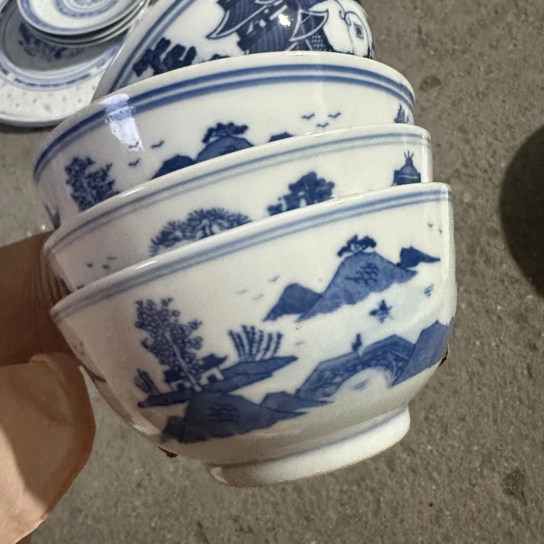 4个梧桐饭碗3个罗汉一个正德
