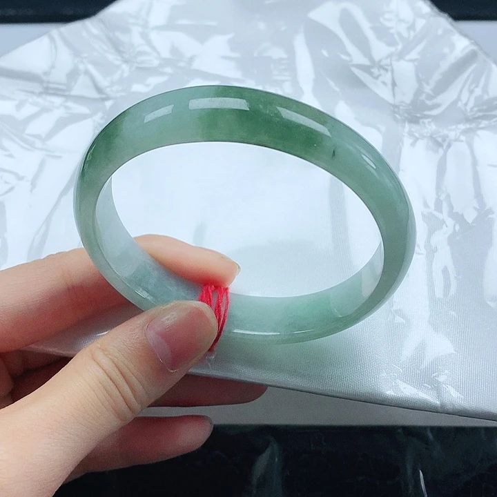 翡翠手镯未镶嵌翡翠贵妃手镯55