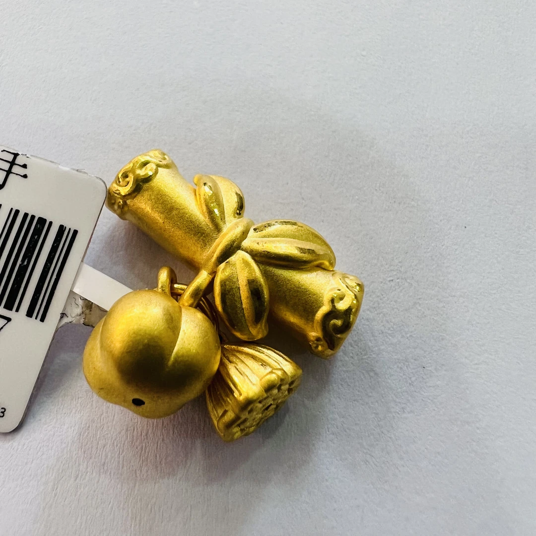 【北北专享】足金999饰品 两世欢吊坠 2.19 GP