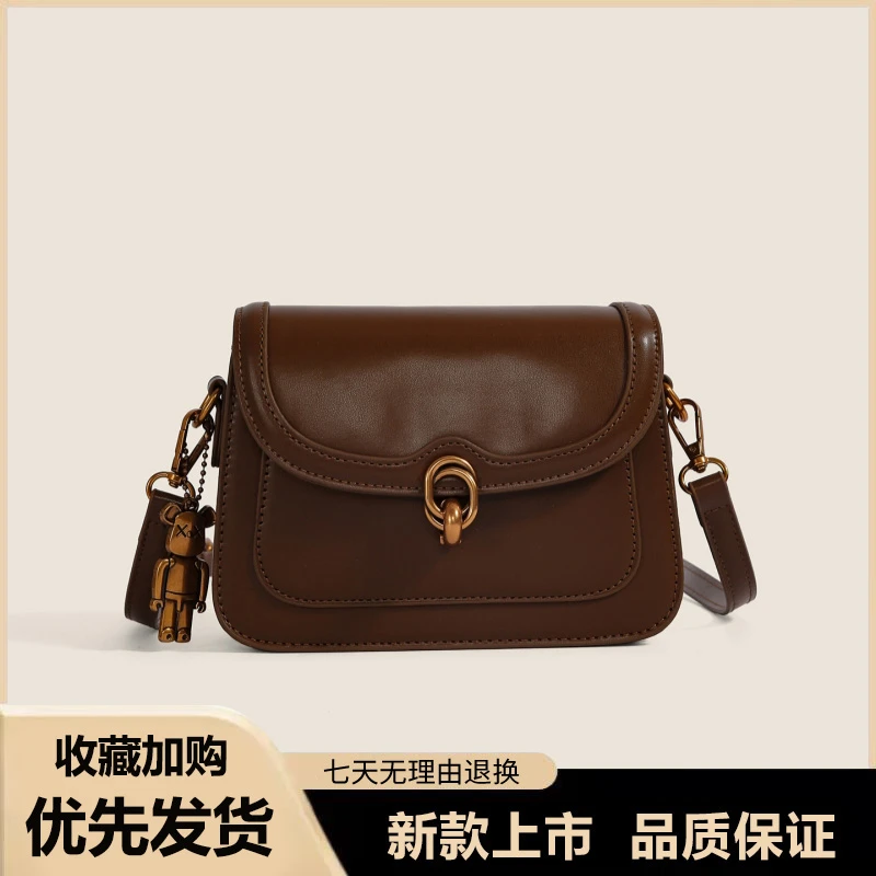 包包2025新款女春秋冬百搭时尚复古小众设计单肩斜挎包爆款小方包