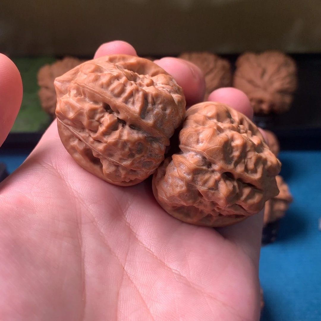 把件文玩核桃梵*生40蛤蟆头