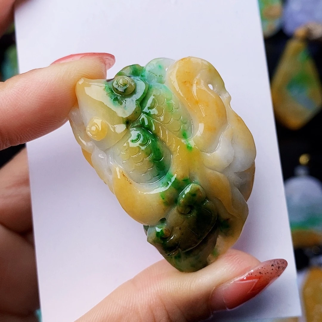 定制翡翠未镶嵌翡翠Ａ货一物一证福利款