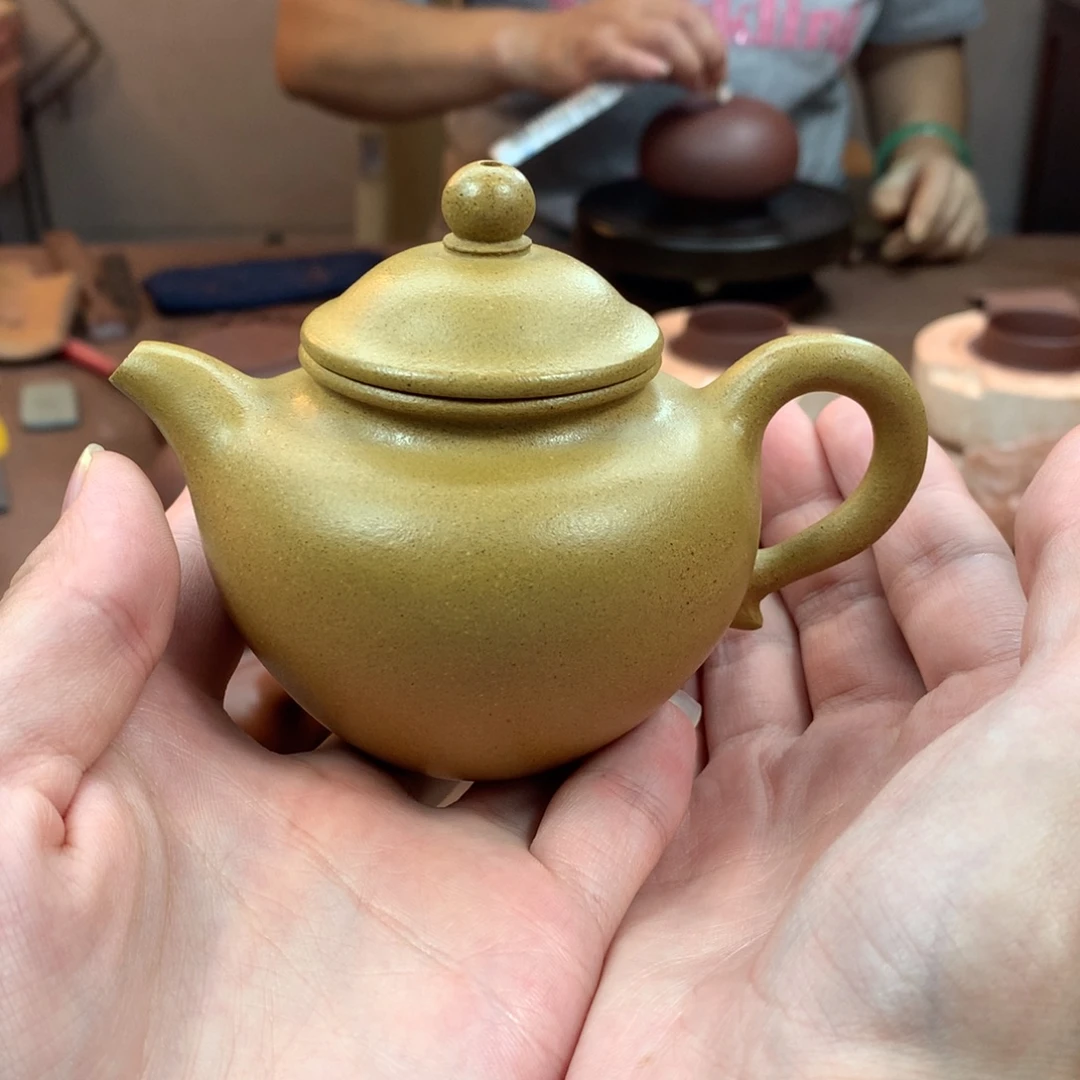 紫砂茶壶莲子 段泥 150cc