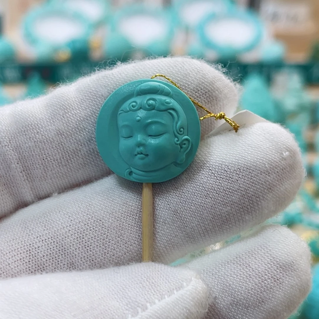 绿松石珠宝奇石未镶嵌