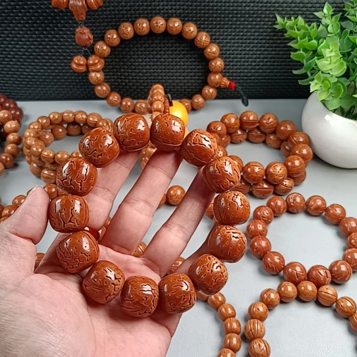 手串桃核铁籽红魔巨无霸2.0