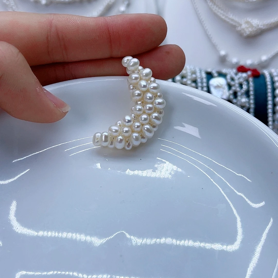 颈饰银S925镶嵌淡水珍珠Y***i