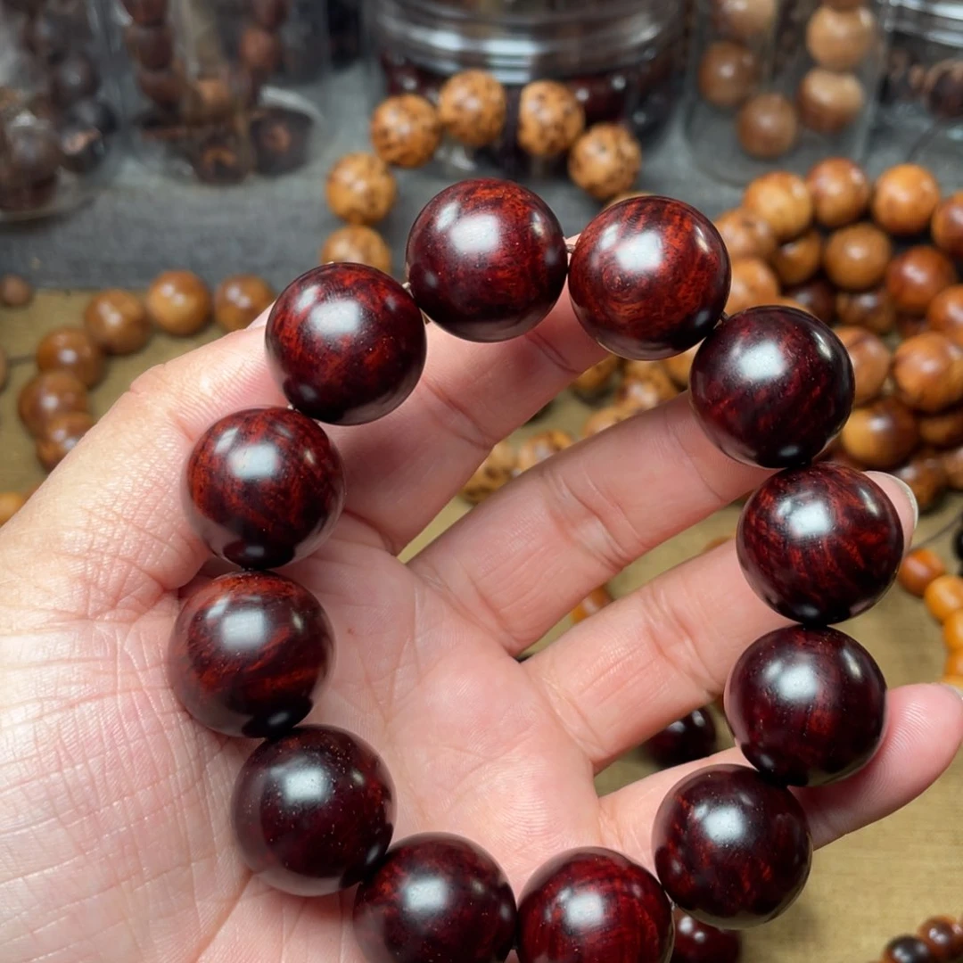 檀香紫檀（小叶紫檀）无事牌思**远2.0印度小叶紫檀满千层波