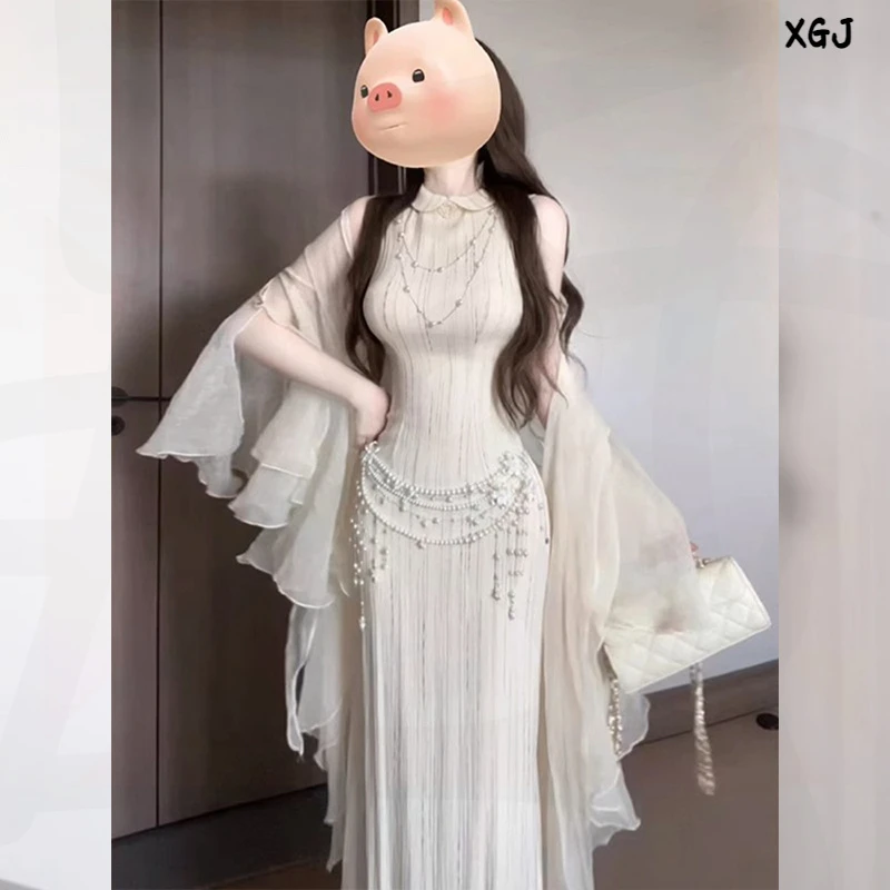 超温柔不规则雪纺防晒衣女夏季配裙子外搭小披肩薄纱开衫透气罩衫