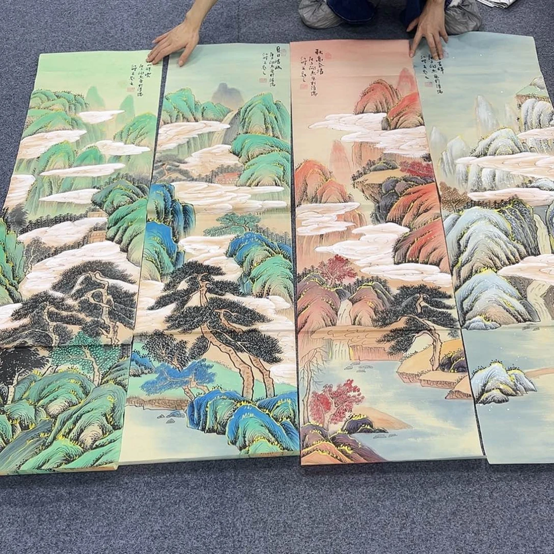 国画作品全场放漏…。