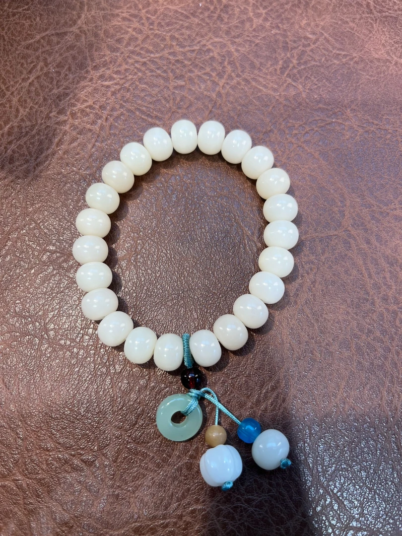 小南瓜白玉菩提手串（无礼盒）XD515-flk