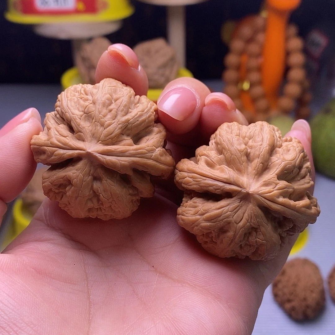 把件文玩核桃08平谷大粗筋球筋43尺全品