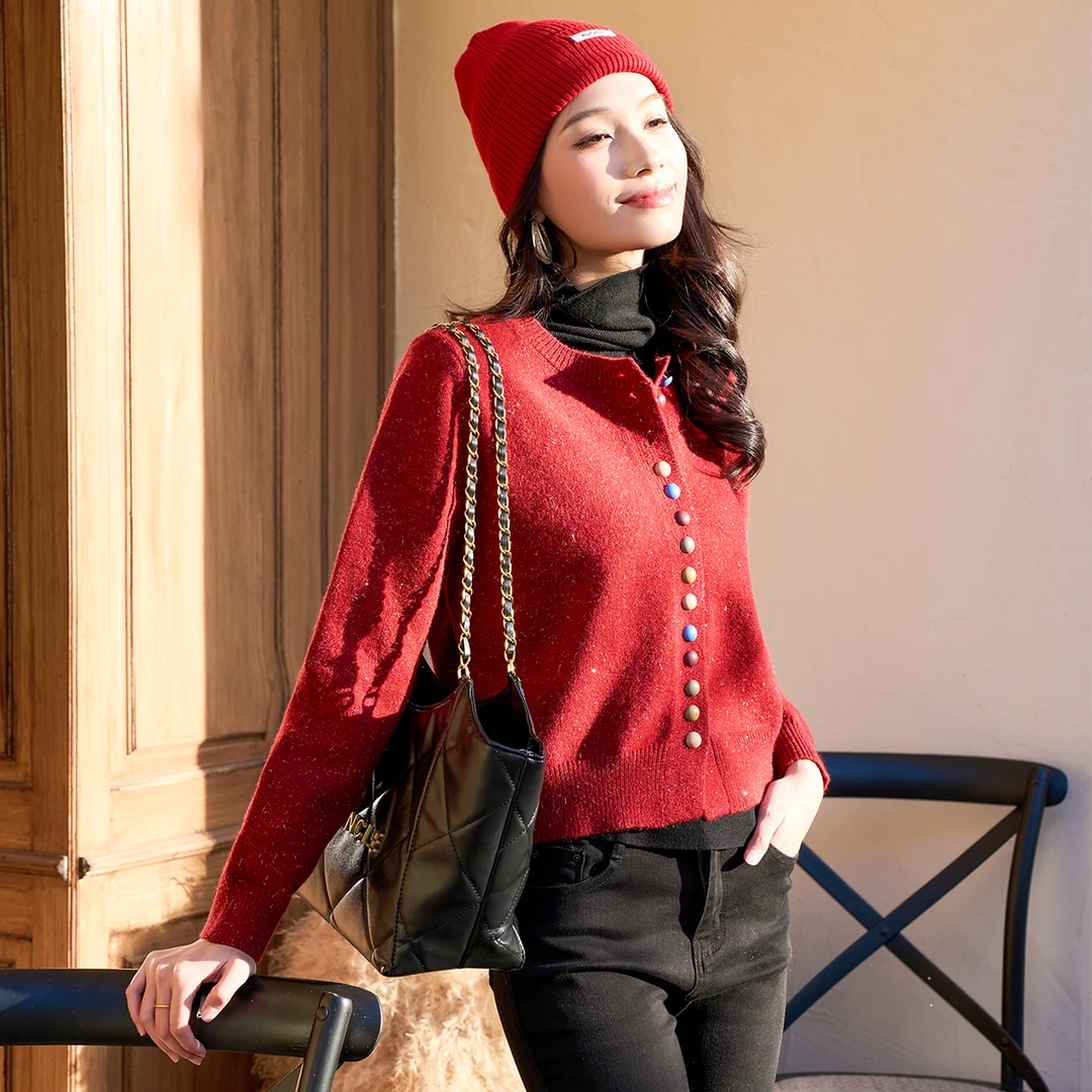 ToyzY新款针织温暖时尚开衫韩版洋气女士毛衣ZC34506050