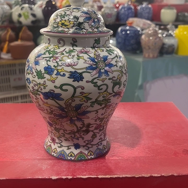 摆件三润陶瓷茶叶罐密封罐