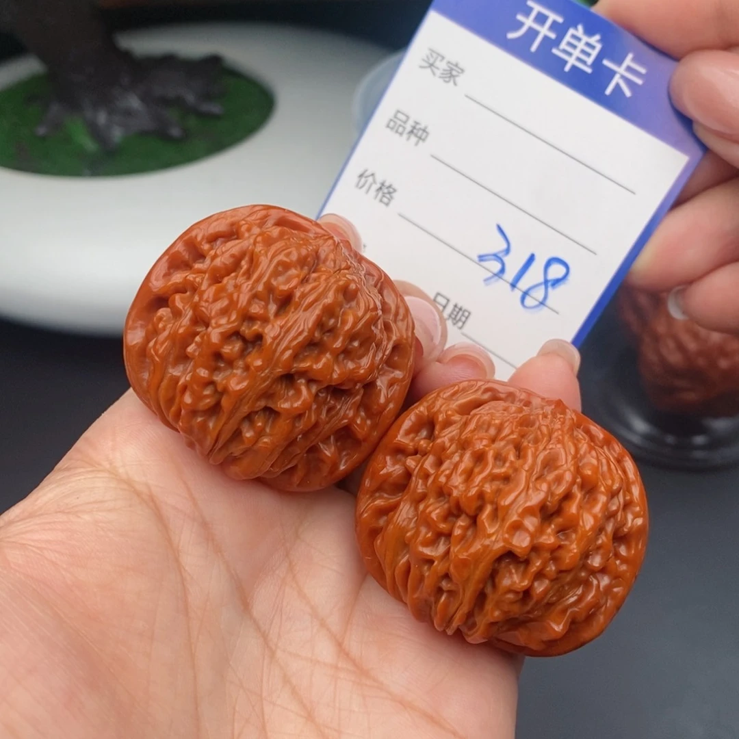 文玩核桃把件40四座楼318