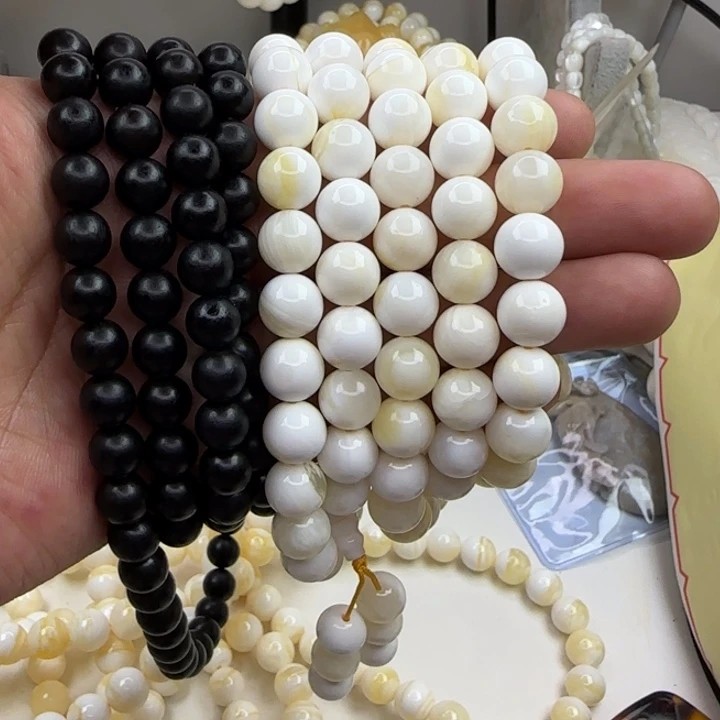 东非黑黄檀（紫光檀）手串/手链带黄1.0脖挂