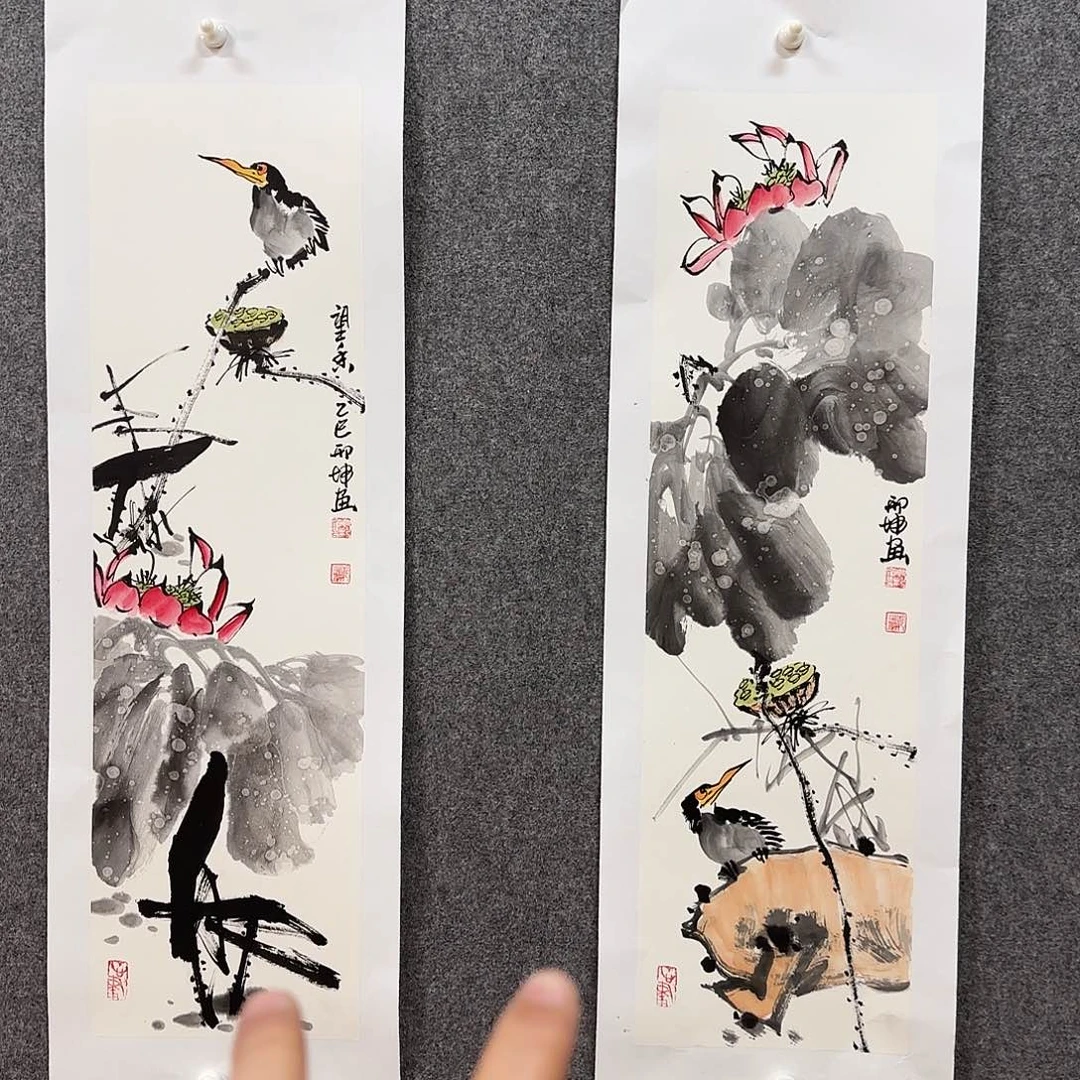 国画海****人邢坤老师手绘作品