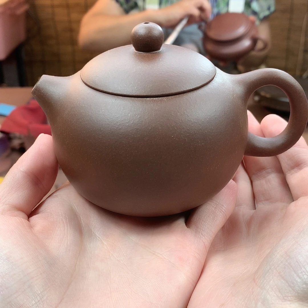 茶壶紫砂西施 紫泥 240cc 周宜君