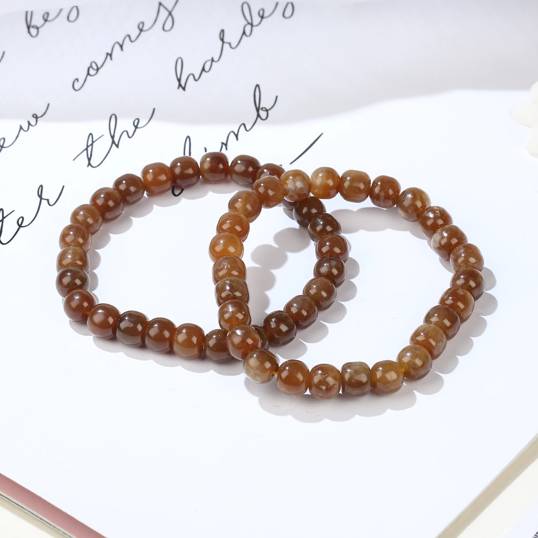 【温兆伦专属】天然和田玉6-7老型珠手串时尚多样性发一HZ3-029