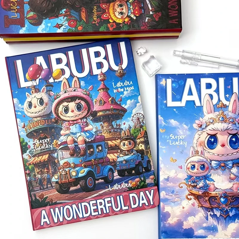 高货可爱卡通彩页插画A5手帐记事笔记本