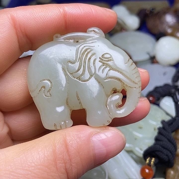 吊坠(不含链)未镶嵌和田玉顺**缘